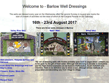 Tablet Screenshot of barlowwelldressing.co.uk
